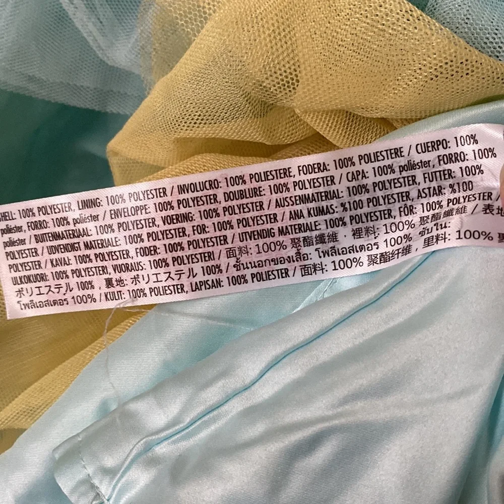 NWT Disney Parks Color Me Courtney PrincessTiana Tiered Ruffle Midi Skirt Sz 2X - Picture 8 of 8